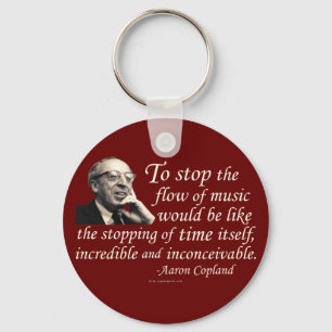 Copland on Music Key Ring
