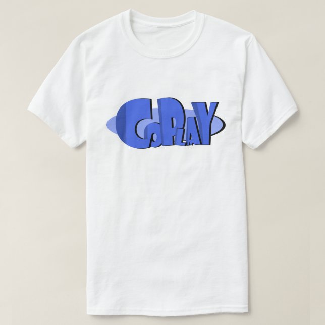 CoPlay White T-Shirt (Design Front)