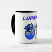 CopMoji - Blue Lives Matter Mug