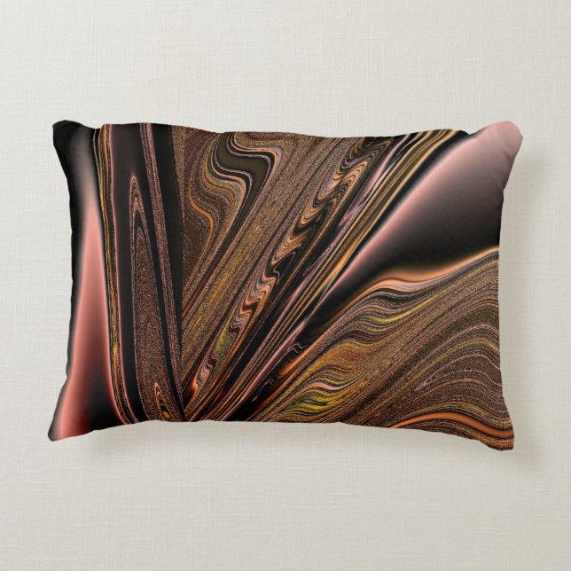 Copper Agate Decorative Cushion (Back)