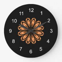 Copper and Black Mandala Pattern 3