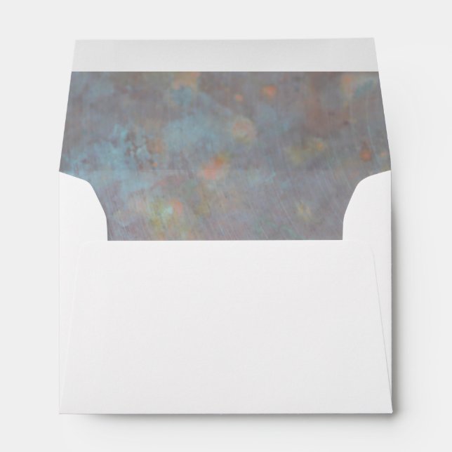 Copper background Envelope (Back (Bottom))