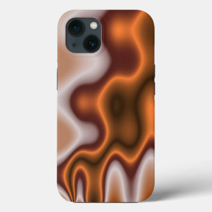 Copper: Bi Polar Molten Copper iPhone 13 Case