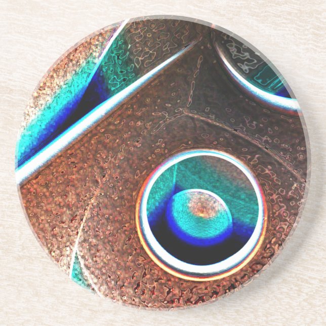 Copper Blue Coaster (Front)