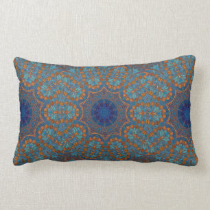 Copper Blue Lumbar Cushion