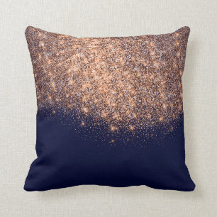 Copper Blue Navy Rose Glitter Makeup Artist Beauty Cushion