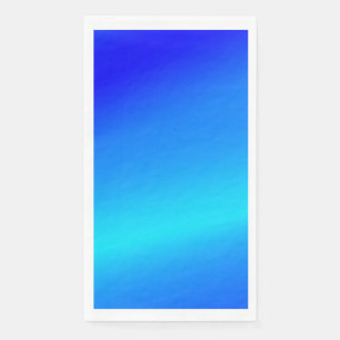 Copper blue ombre watercolor abstract pastel napkin