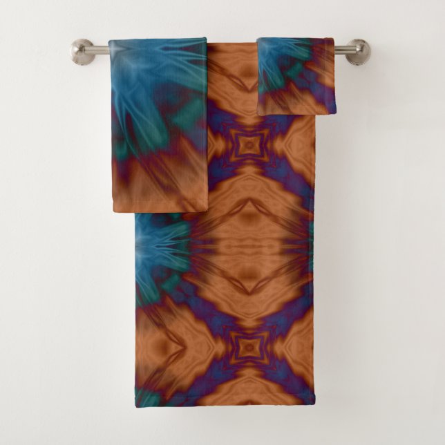Copper Blues Bath Towel Set (Insitu)