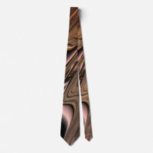 Copper Blush  Agate Tie