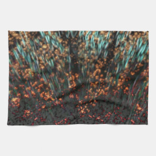 Copper Borealis Tea Towel