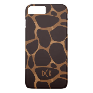 Copper Brown Leopard Print iPhone 8 Plus/7 Plus Case