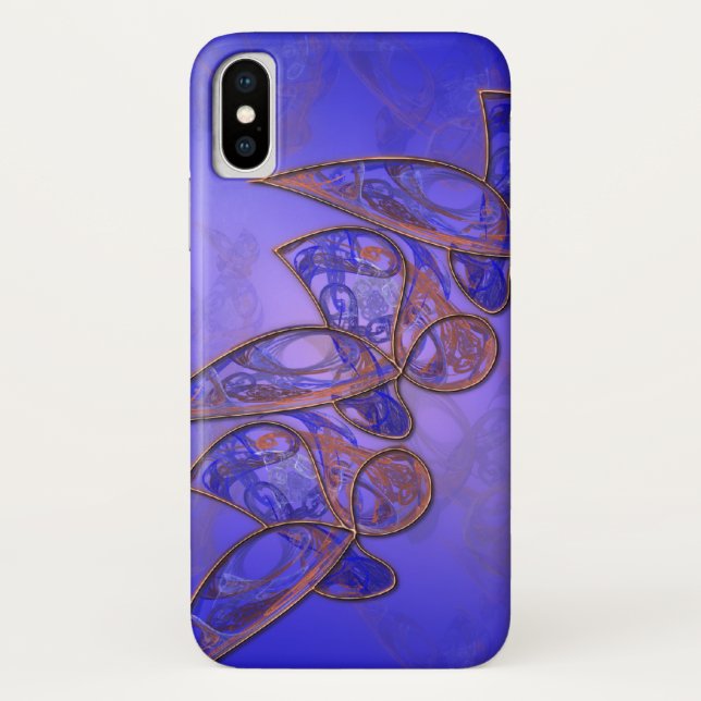 Copper Butterflies iPhone Case-Mate Case (Back)