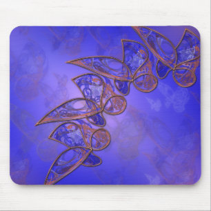 Copper Butterflies Mousepad