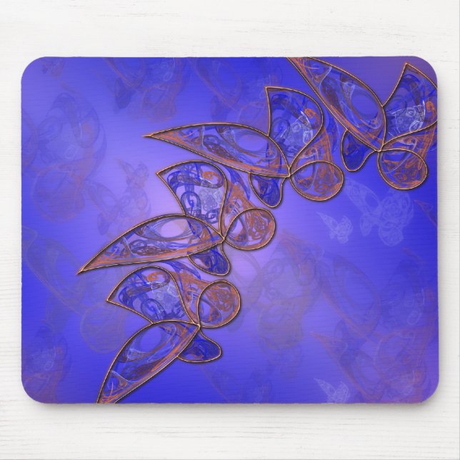 Copper Butterflies Mousepad (Front)