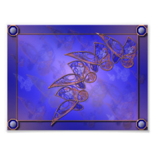 Copper Butterflies Photo Print