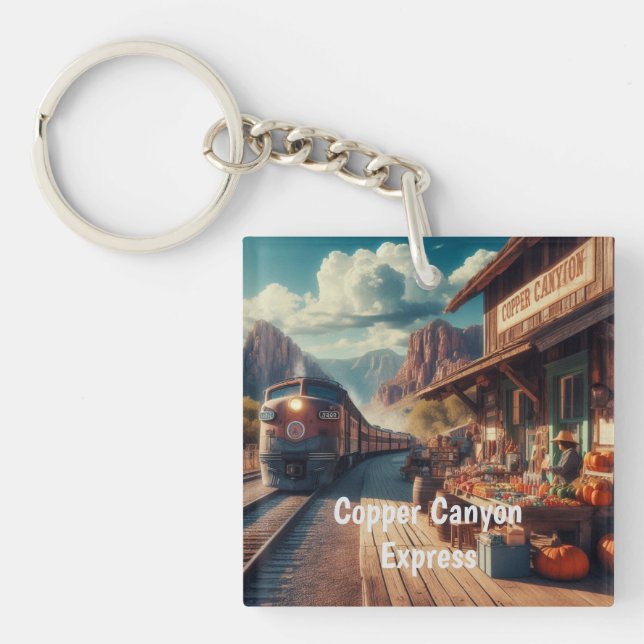 Copper Canyon Express Key Ring (Front)