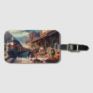 Copper Canyon Express Luggage Tag
