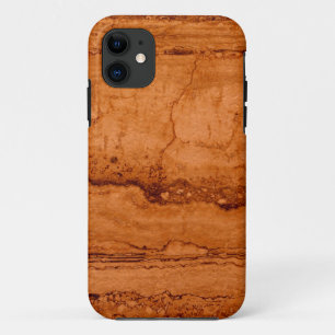 Copper Canyon Granite, amber gold Sedona mountains iPhone 11 Case
