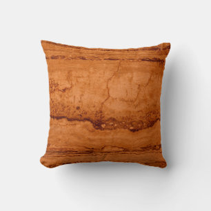 Copper Canyon Granite, amber gold Sedona mountains Cushion