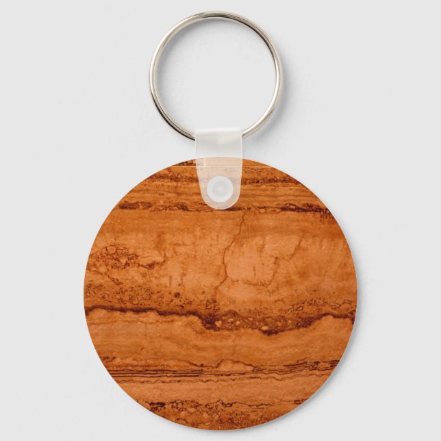 Copper Canyon Granite, amber gold Sedona mountains Key Ring (Front)