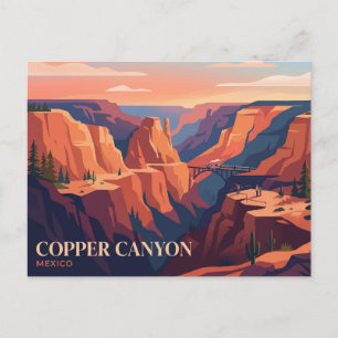 Copper Canyon Mexico Postcard
