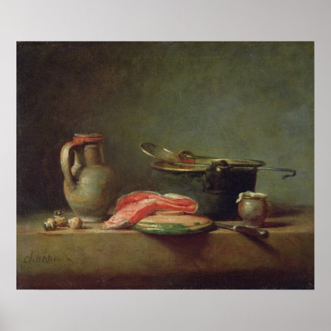 Copper Cauldron with a Pitcher Poster (Front)