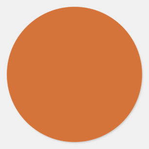 Copper Classic Round Sticker