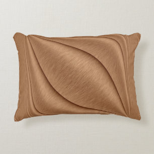 Copper Contour Decorative Cushion