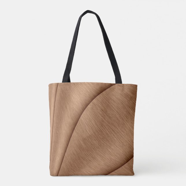 Copper Contour Tote Bag (Back)