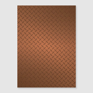 Copper Diamondplate Pattern Look
