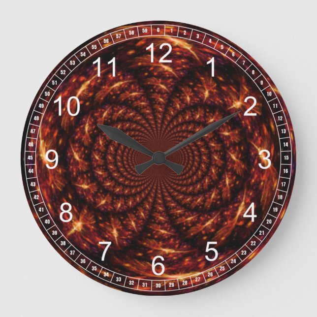 Copper Dimension Wall Clock (Front)