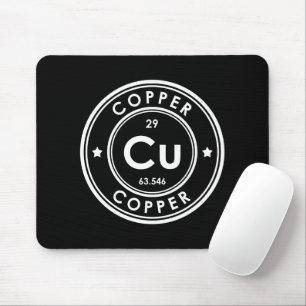 Copper Element Black Mouse Pad