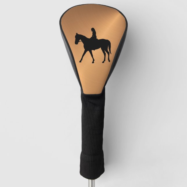 Copper Equine Golf Head Cover (Front)