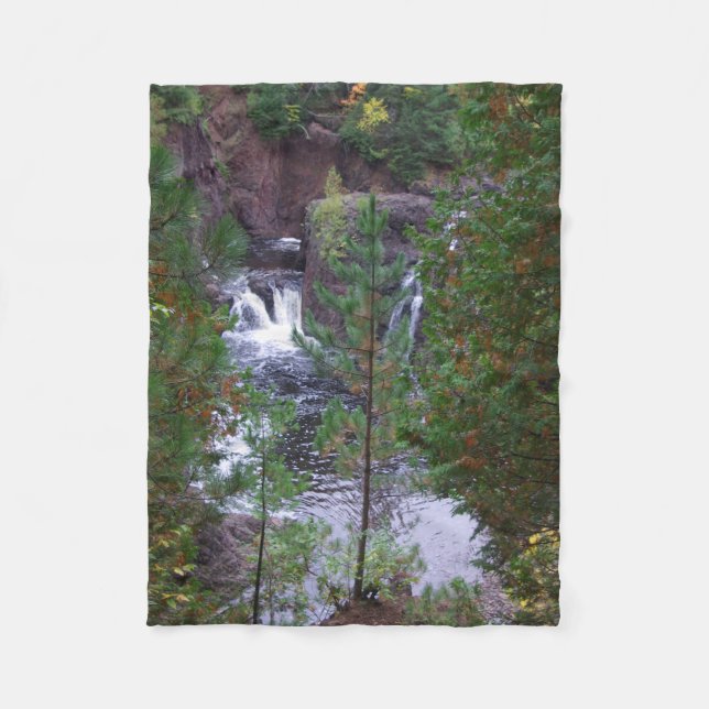 Copper Falls fleece blanket (Front)