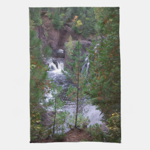 Copper Falls kitchen towel