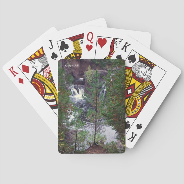 Copper Falls playing cards (Back)