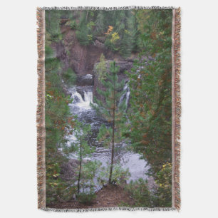 Copper Falls throw blanket