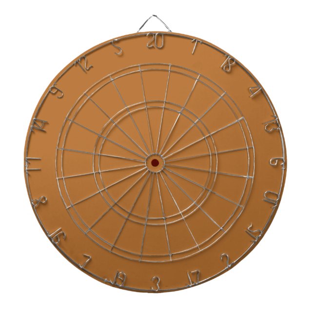 Copper Fashionable Colour Complementing Dartboard (Front)