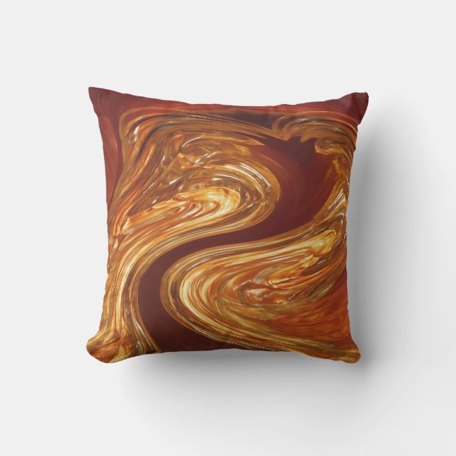 Copper & Glass Cushion (Front)