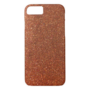 Copper Glitter Ombre Sparkles Modern Girly Glam iPhone 8/7 Case