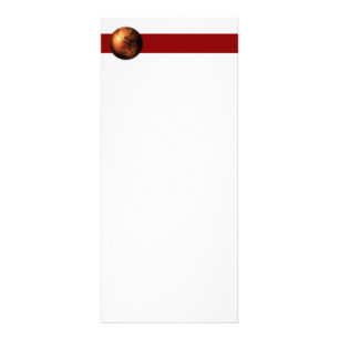 Copper Globe Rack Card