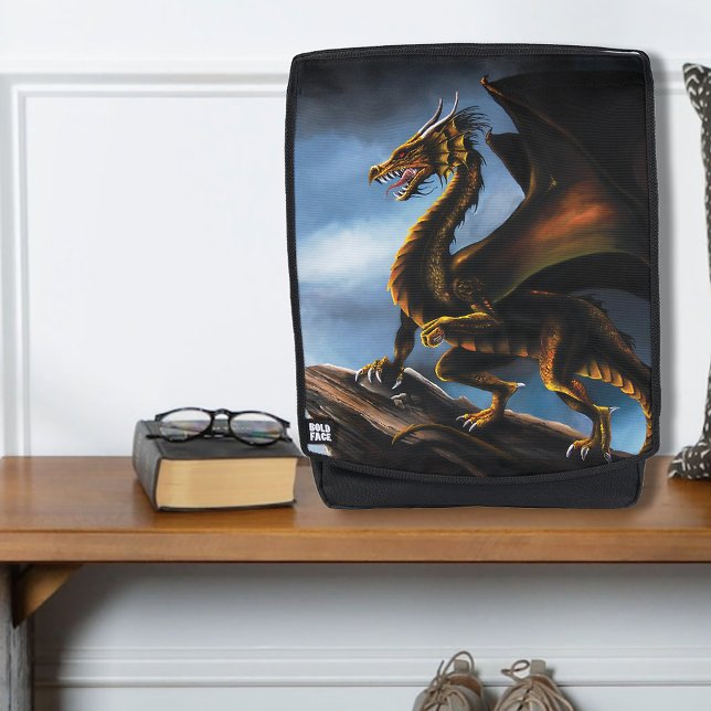 Copper Gold Black Dragon Backpack (Creator Uploaded)