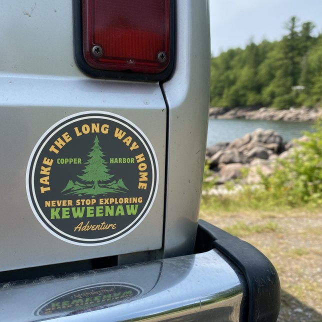 Copper Harbour Keweenaw Michigan Adventure (Copper Harbor Keweenaw Michigan Adventure Sticker)