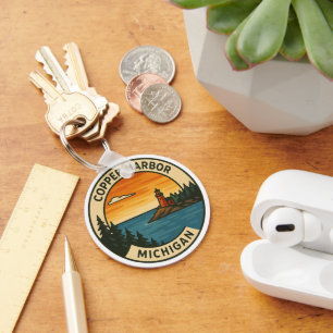 Copper Harbour Key Ring