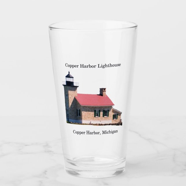 Copper Harbour Lighthouse glass (Front)