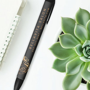 Copper Heart Salon Business Promotion Black Ink Pen