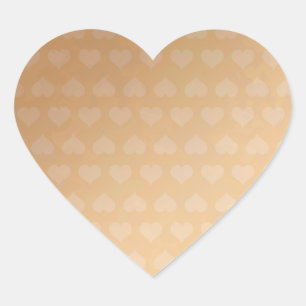 Copper Hearts BREAKER 3d cooler colour floral wave Heart Sticker