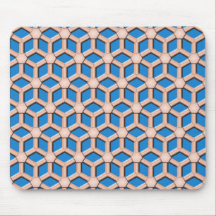 Copper II Tiled Hex Mouse Pad