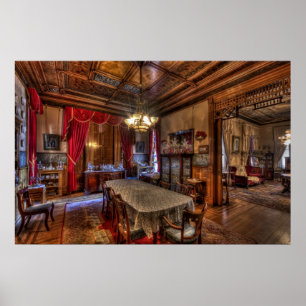 Copper King's Dining Room - Butte Montana Poster
