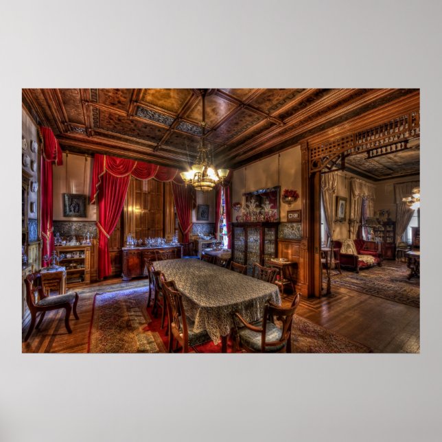 Copper King's Dining Room - Butte Montana Poster (Front)